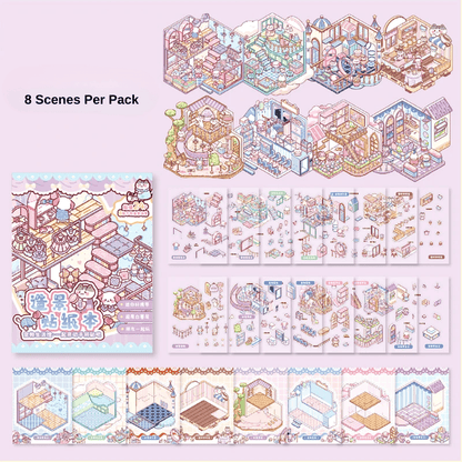 Mini Moments™ Cozy Cat Sweet & Cozy Days - 8-in-1 Set - Level 1 Beginner
