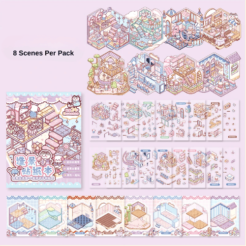 Mini Moments™ Cozy Cat Sweet & Cozy Days - 8-in-1 Set - Level 1 Beginner