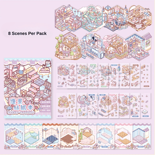 Mini Moments™ Cozy Cat Sweet & Cozy Days - 8-in-1 Set - Level 1 Beginner
