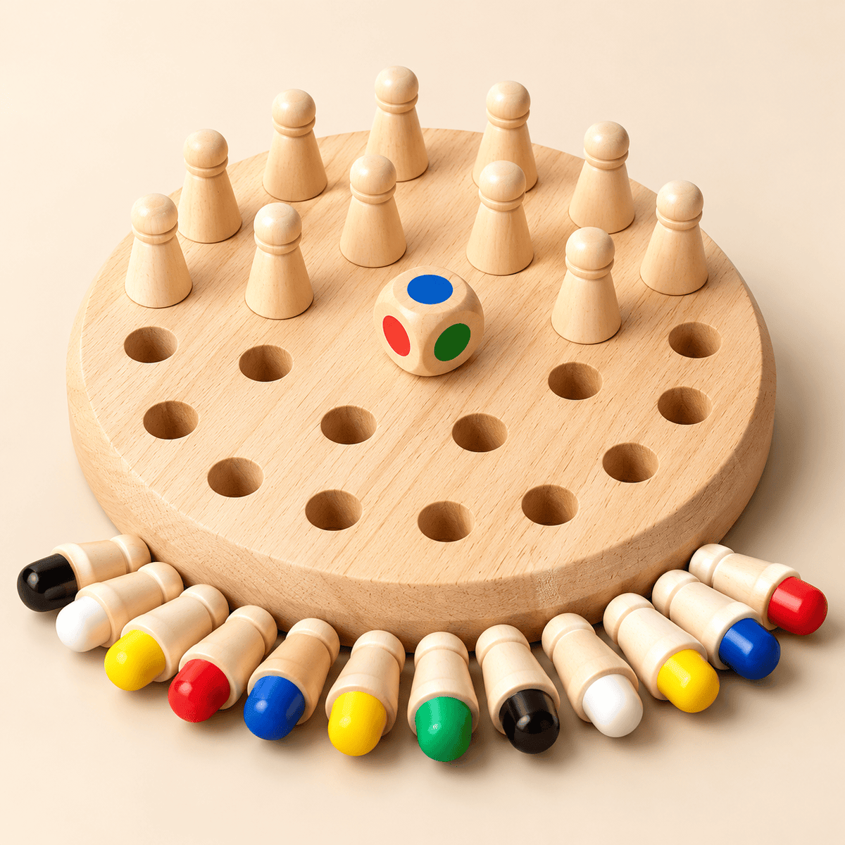 Little Match Wooden Memory Game