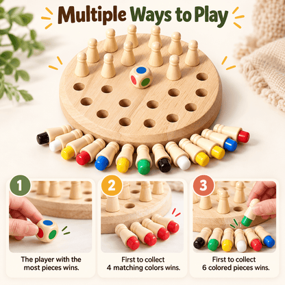 Little Match Wooden Memory Game
