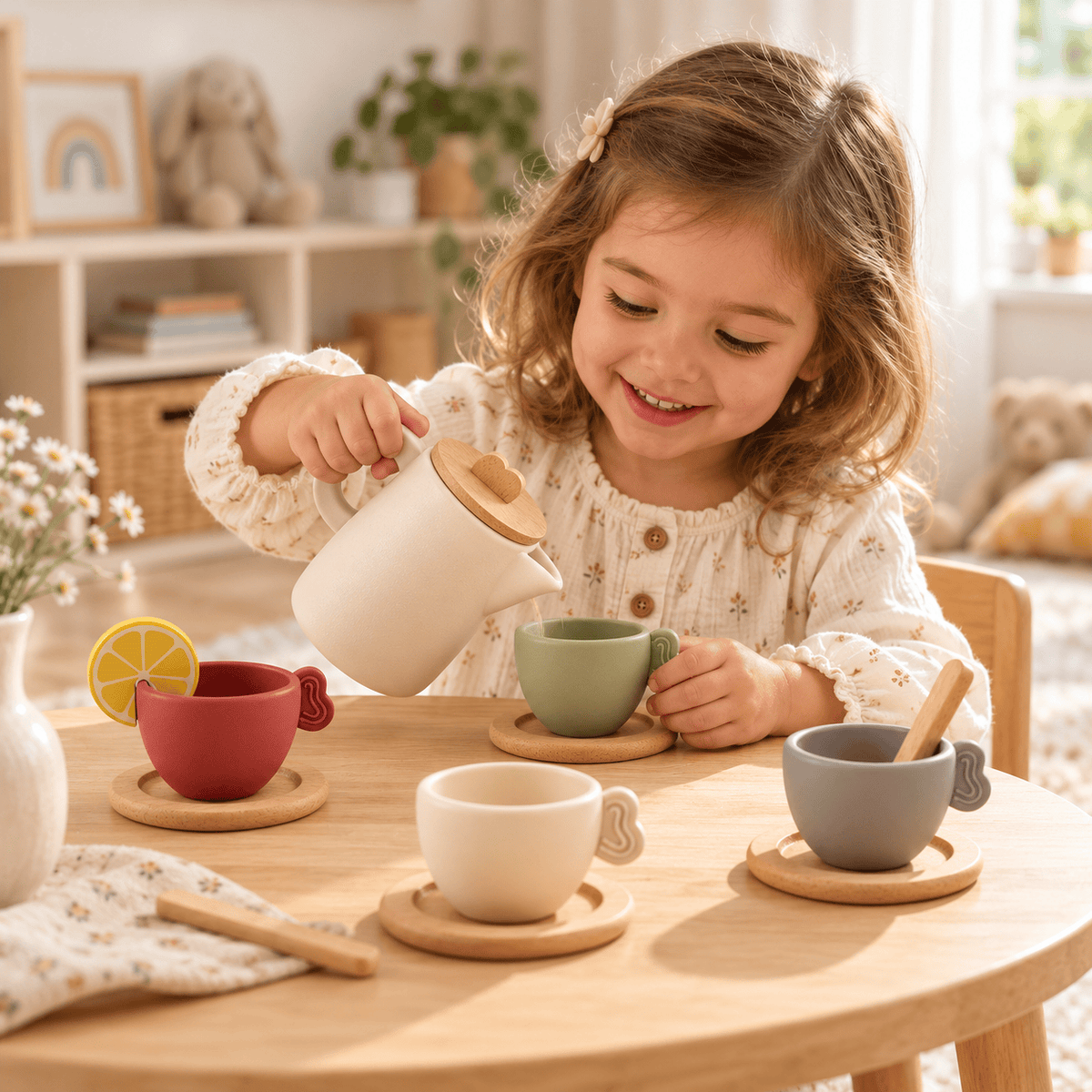 Little Tea Time Pretend Tea Party Set