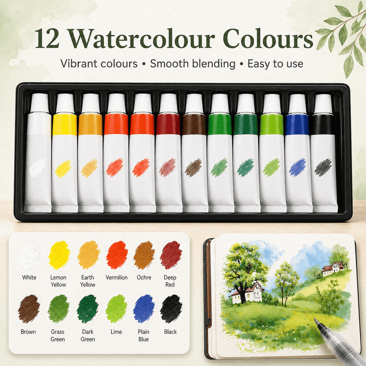 Pocket Paint Studio - Mini Watercolor Kit