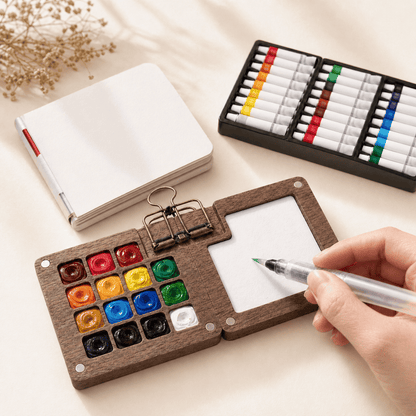 Pocket Paint Studio - Mini Watercolor Kit