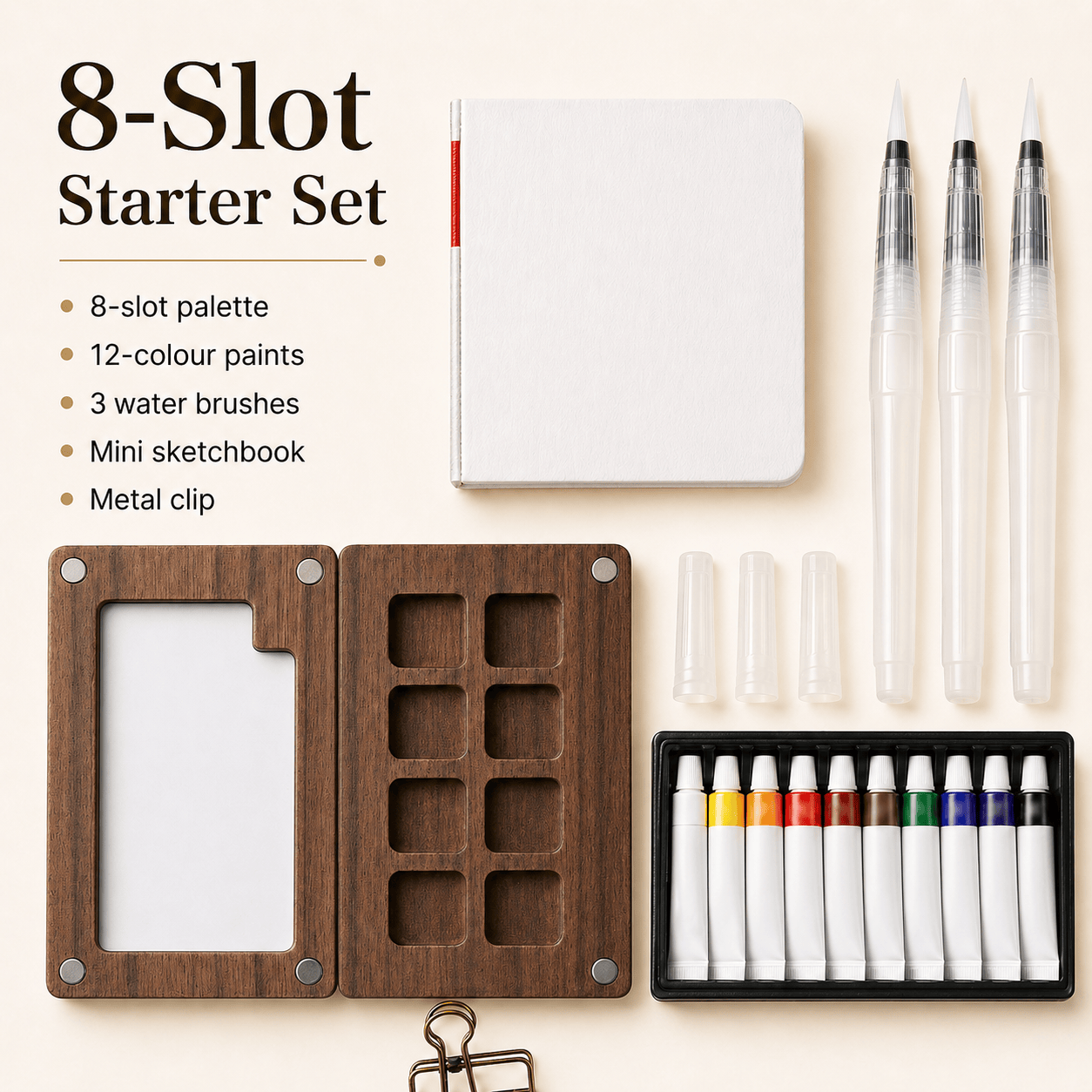 Pocket Paint Studio - Mini Watercolor Kit