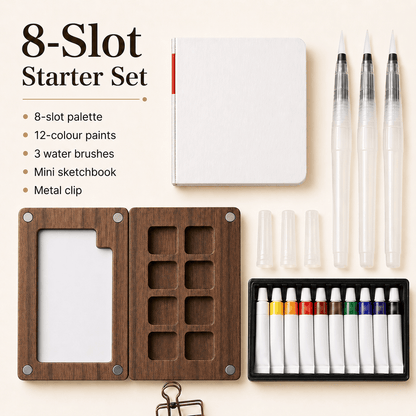 Pocket Paint Studio - Mini Watercolor Kit