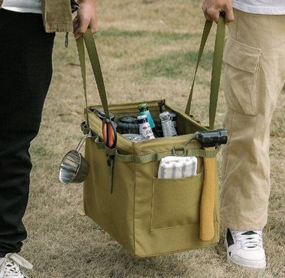 Canvas Carry All Bag - Collapsible Canvas Storage Bag