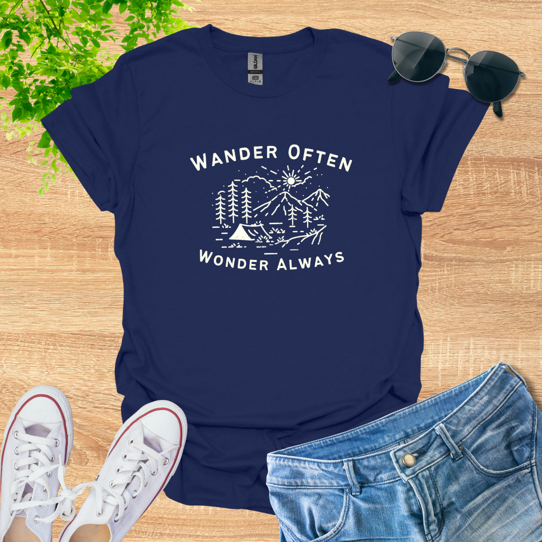 Wander Often, Wonder Always T-Shirt