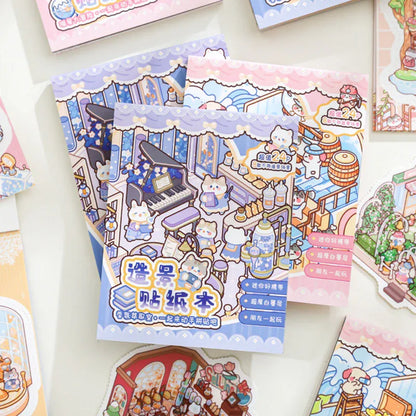 Mini Moments™ Cozy Cat Little Town Adventures - 8-in-1 Set - Level 1 Beginner