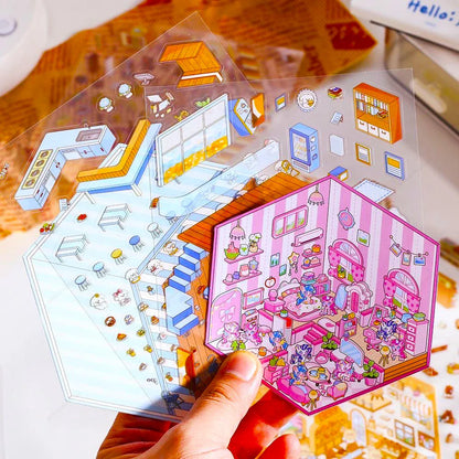 Mini Moments™ Tiny Town Collection 4 Pack - Level 2 Intermediate