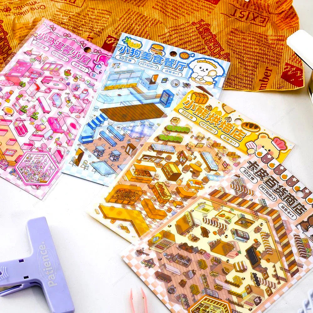 Mini Moments™ Tiny Town Collection 4 Pack - Level 2 Intermediate