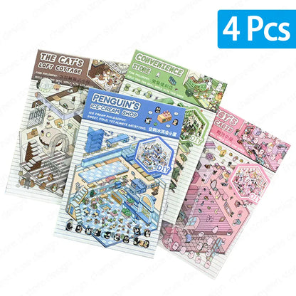 Mini Moments™ Tiny Worlds Collection 4 Pack - Level 2 Intermediate