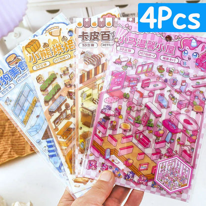 Mini Moments™ Tiny Town Collection 4 Pack - Level 2 Intermediate