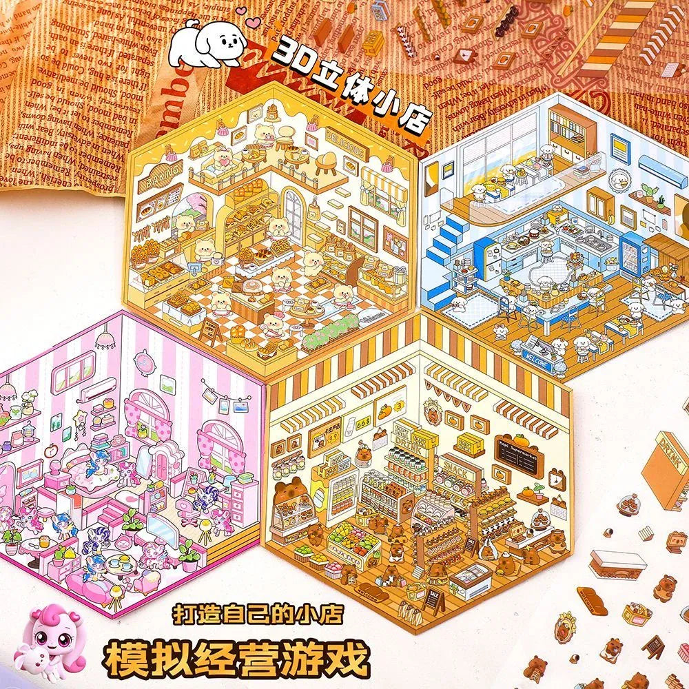 Mini Moments™ Tiny Town Collection 4 Pack - Level 2 Intermediate