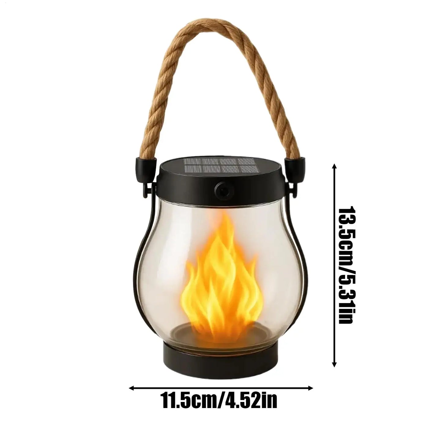 LumaFlame Solar Lantern