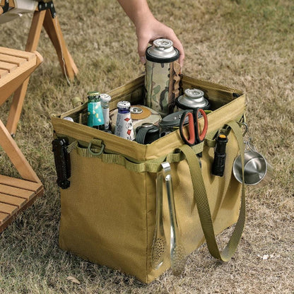 Canvas Carry All Bag - Collapsible Canvas Storage Bag