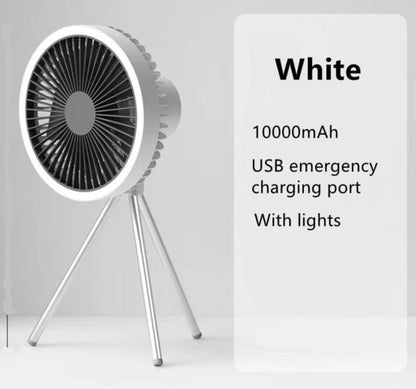 Tripod Camping Fan & Light