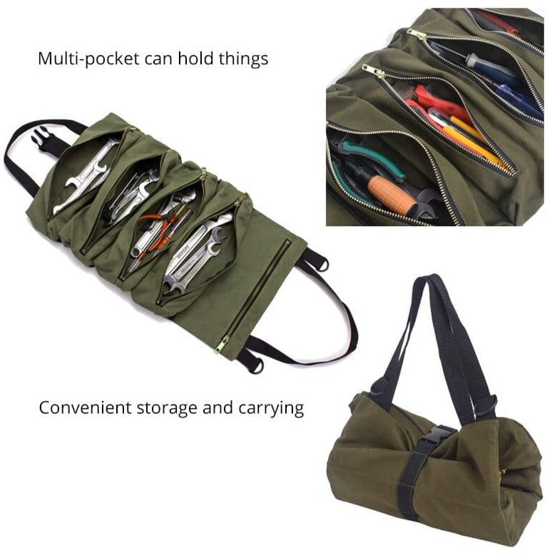 Canvas Multi Compartment Storage Bag
