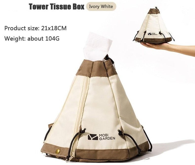 Tent Tissue Box Cover
