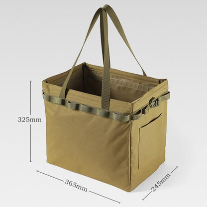 Canvas Carry All Bag - Collapsible Canvas Storage Bag