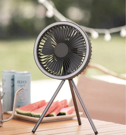Tripod Camping Fan & Light